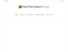 Tablet Screenshot of marcfdesign.com